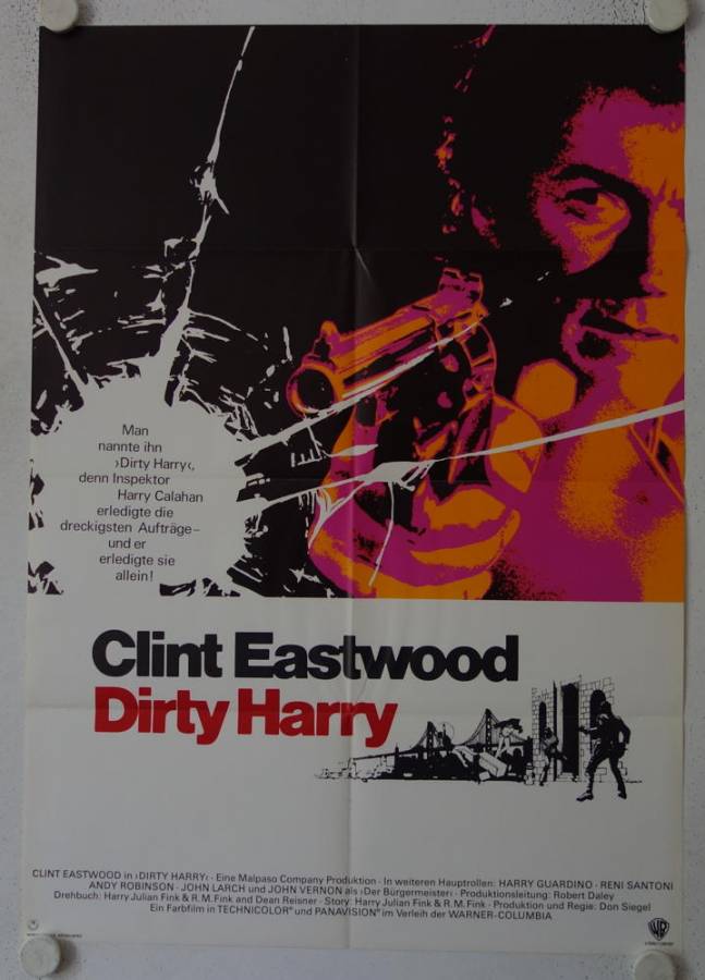 Dirty Harry original release german movie poster